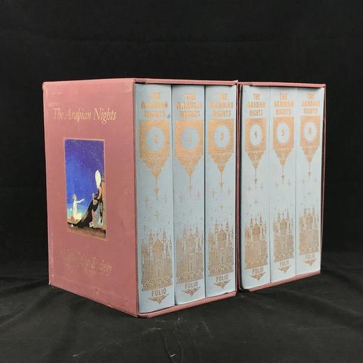 天方夜谭（全6卷） 凯尼尔森数十幅精美彩色插图 弗里欧书社函装本 商品图0