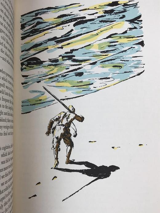 丹尼尔・笛福《鲁滨逊漂流记》配多幅精美彩色插图 豪华皮装 商品图5