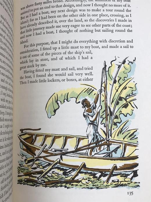 丹尼尔・笛福《鲁滨逊漂流记》配多幅精美彩色插图 豪华皮装 商品图9