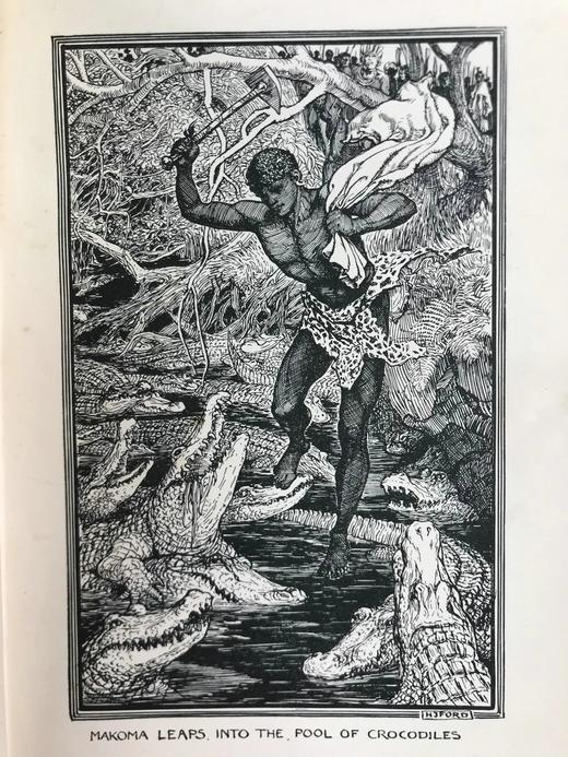 1906年 安德鲁·朗格《橙色童话书》 8幅彩色与大量黑白插图 漆布精装32开 商品图10