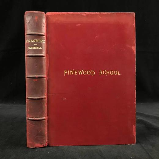 含一枚非常漂亮藏书票工坊特装本！约20世纪早期 盖斯凯尔夫人《克兰福德》 著名女艺术家伊夫林·保罗24幅彩色插图 全真皮精装32开 商品图0