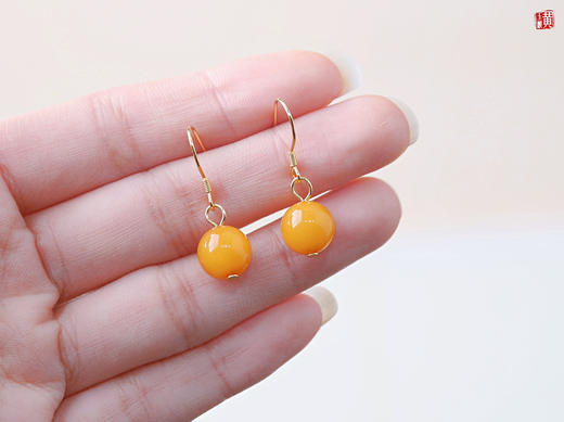 蜜蜡耳坠 商品图7