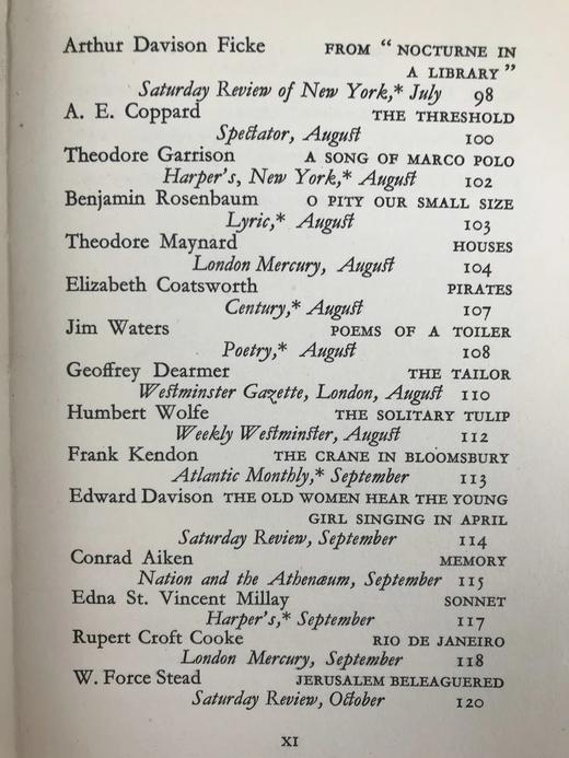 约翰·奥斯丁插图 1925年诗歌佳作选 布面精装32开 商品图5