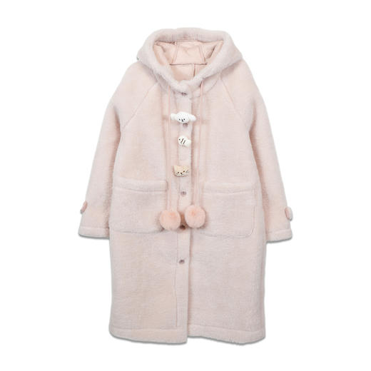 甜美仿羊羔毛长款外套-纪念日百货门店同款168644264 商品图4