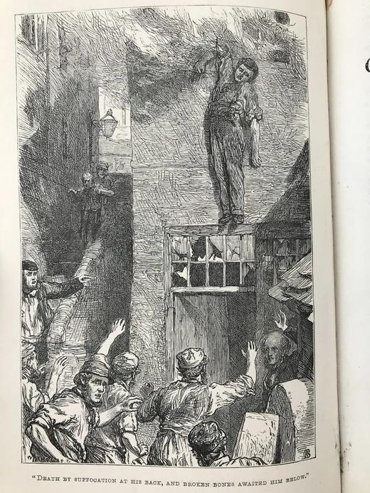 1869年 康希尔杂志 12页精美版画插图 真皮精装大32开 商品图11