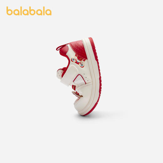 巴拉巴拉童鞋儿童学步鞋男童春秋防滑透气婴儿鞋新年元素萌趣板鞋 商品图2