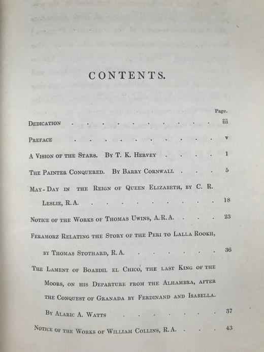 1836年 现代艺术赏析 24幅原品版画插图 漆布精装32开 商品图6