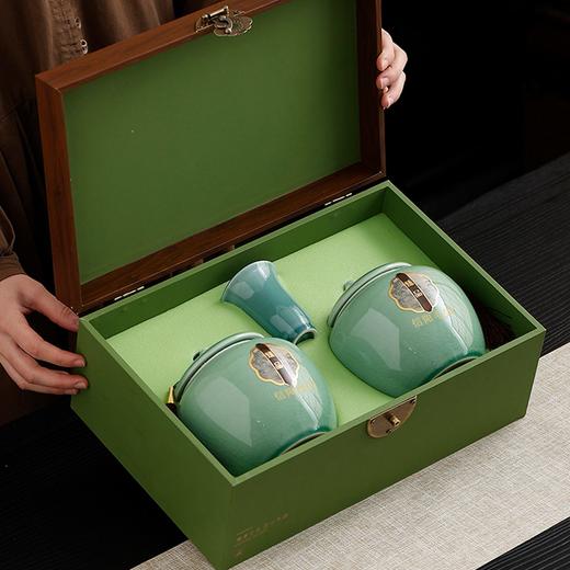 臻品【绿.大双瓷毛尖+1瓷杯】48元1套.整箱10套 商品图3