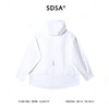SDSA男士秋冬新款痞帅男装潮牌纯色拼接设计连帽衬衫百搭宽松衬衣 商品缩略图4