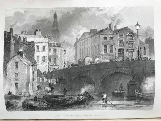 约19世纪后期 大英帝国风光图集（卷3） 百余幅精美版画插图 真皮精装16开 商品图13