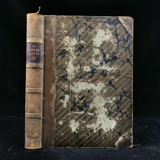 约19世纪后期 大英帝国风光图集（卷3） 百余幅精美版画插图 真皮精装16开 商品图0