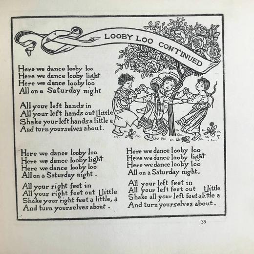 1894年 儿童歌唱游戏乐谱集 70页精美插图 布面精装18开 商品图14