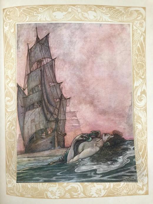 被收录进牛津词典的插画家！约20世纪早期 吉卜林《英国人之歌》 威廉·希斯·罗宾森23幅彩色插图 漆布精装大16开 商品图14