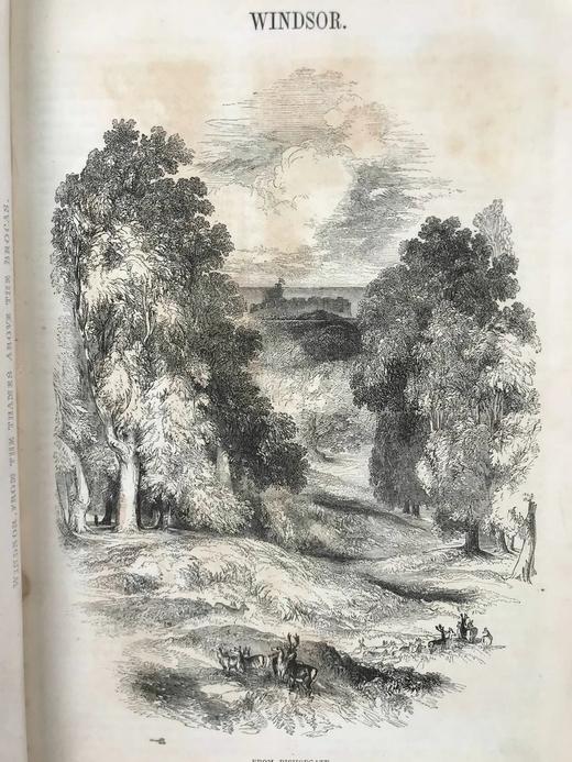 约19世纪后期 大英帝国风光图集（卷2） 百余幅精美版画插图 真皮精装16开 商品图5