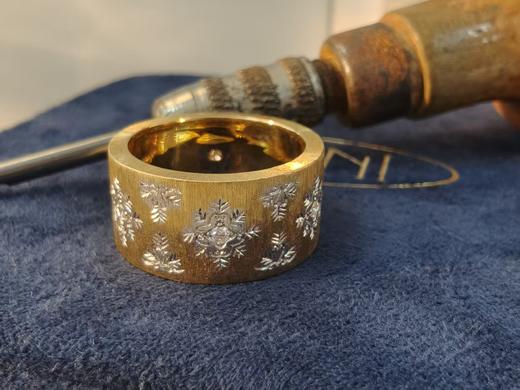 【官价7-8折】meini佛罗伦萨高级定制工坊-【东方织锦系列】黄金 天然钻石 手工 低调 品味 戒指 耳钉 项链 商品图2