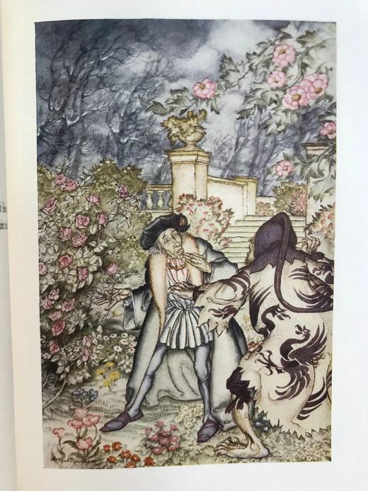 1933年 亚瑟·拉克姆童话集 数十幅精美插图 布面精装大32开 商品图13