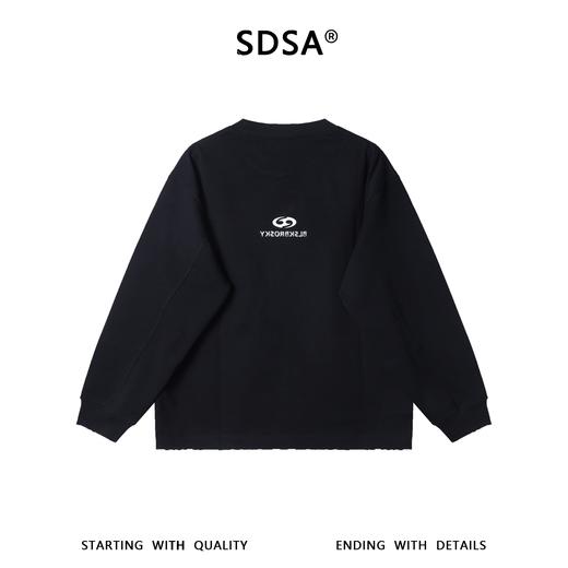 M5253SDSA男士秋冬新款痞帅男装美式撞色印花字母圆领卫衣百搭时尚上衣 商品图4