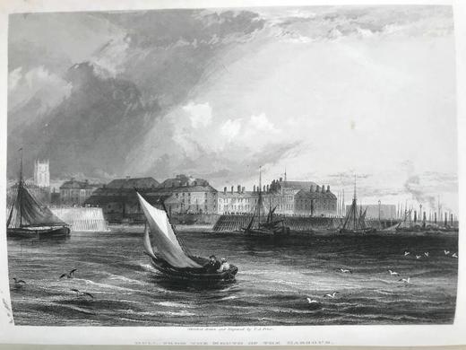 约19世纪后期 大英帝国风光图集（卷4） 百余幅精美版画插图 真皮精装16开 商品图13