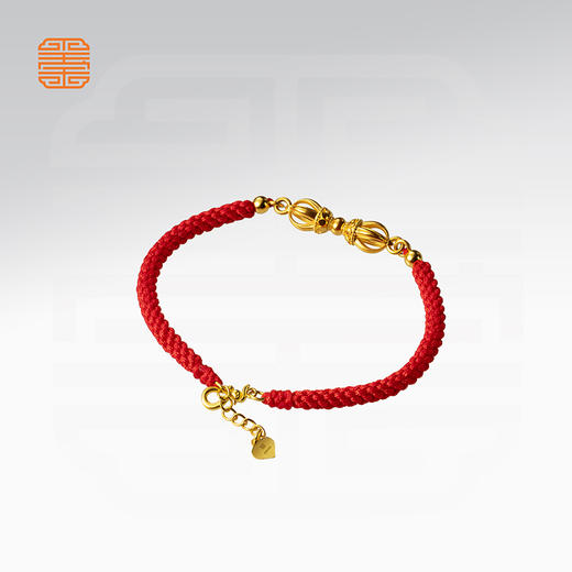 玺匠金铺《金刚杵手链》足金9999 黄金手链 商品图4