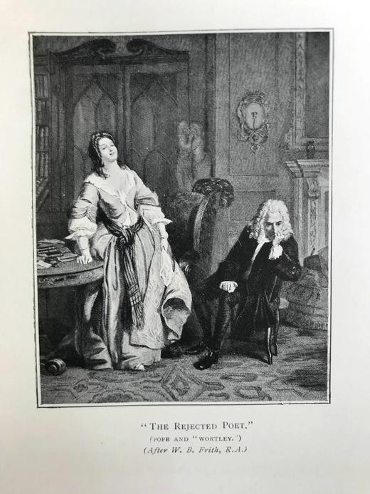 1907年 伟大的英国诗人们 33幅插图 漆布精装32开 商品图8