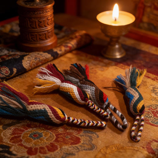 羊绒藏式手工编织金刚扣 SJF97P974N 商品图1