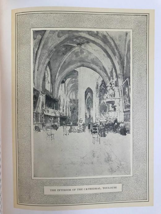 1909年 法国宗教建筑图集 183幅插图 漆布精装16开 商品图10