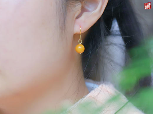 蜜蜡耳坠 商品图8