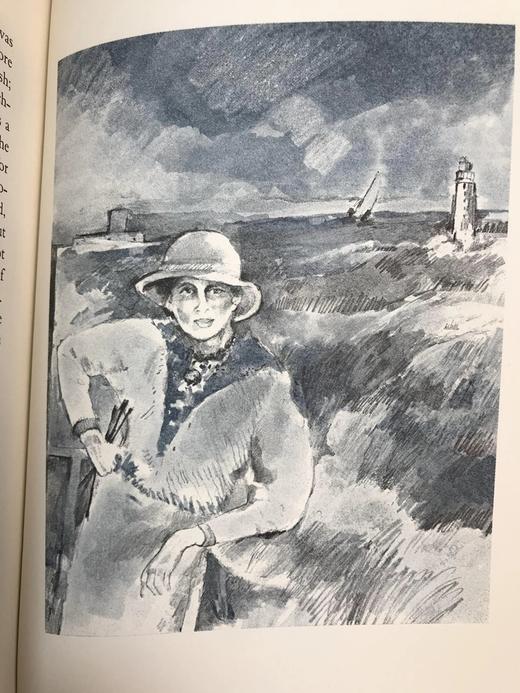 限量版！弗吉尼亚・伍尔夫《到灯塔去》 配插图 富兰克林图书馆豪华皮装本 商品图5