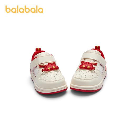 巴拉巴拉童鞋儿童学步鞋男童春秋防滑透气婴儿鞋新年元素萌趣板鞋 商品图4