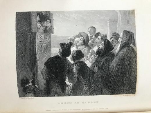 1836年 现代艺术赏析 24幅原品版画插图 漆布精装32开 商品图8