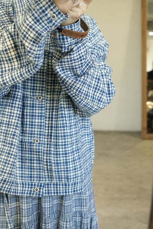 Story mfg 蓝格夹克外套 商品图2