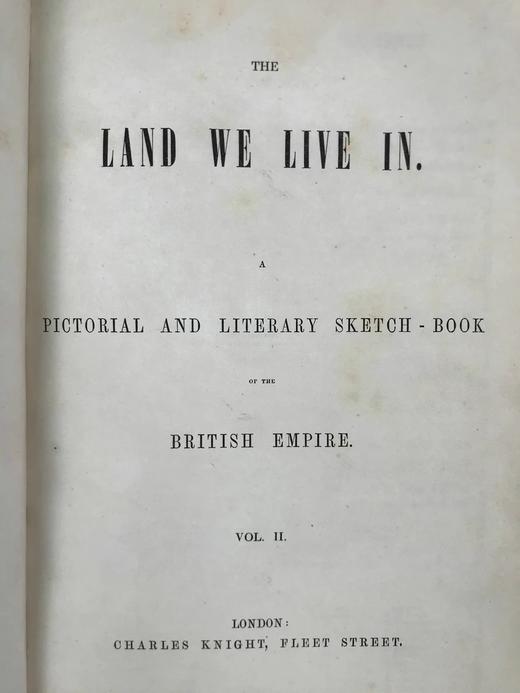 约19世纪后期 大英帝国风光图集（卷2） 百余幅精美版画插图 真皮精装16开 商品图3