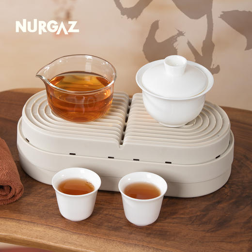 炉客NURGAZ便携茶具套装可移动公道杯户外便携泡茶神奇套装旅行装 商品图1