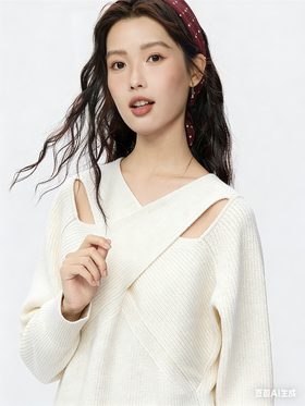 佐丹奴女装25秋冬长袖新款针织衫13355715