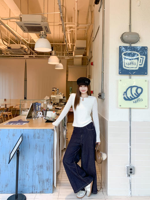 <曾小咸推荐>现货秒杀 ！微信超特价！镂空磨毛打底衫 日常129.99 立减70 秒杀59.99！！ 商品图9