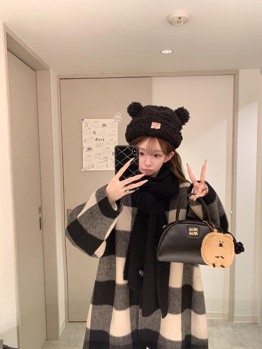 金蘑菇菇 围巾大衣 / 羊驼加厚版本 小个子本命 商品图8