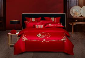 南方寝饰红色婚庆四件套
