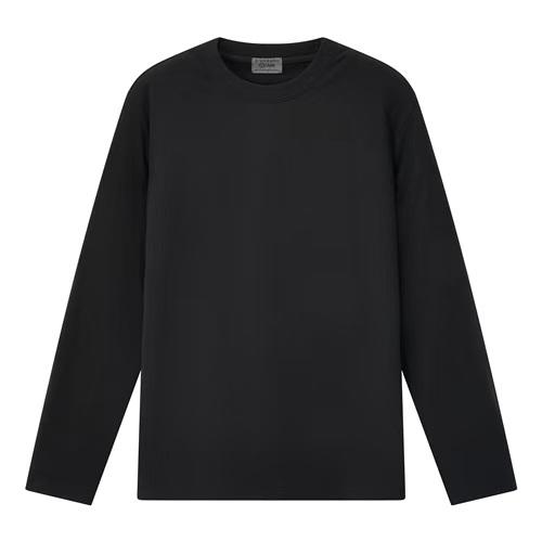 佐丹奴男装25年新款百搭针织布基础圆领打底长恤衫01025257 商品图3