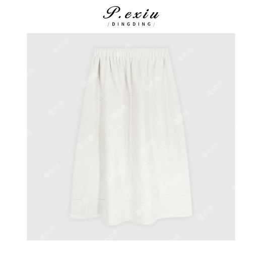 详情 PanYiXiu/潘依绣【奶油裙】超细摇粒绒保暖蓬松泡泡裙松紧腰半身裙M9194 商品图2