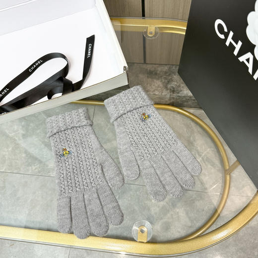 秋冬特惠💰200 西太后新款针织毛线保暖手套 商品图0