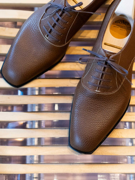 Bolero 灰色谷物纹牛津鞋 商品图3