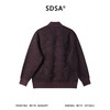 9553SDSA男士秋冬新款痞帅男装美式复古亮片半拉链立领卫衣百搭宽松潮 商品缩略图5