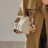 丁摩 新款女士包高级感洋气包包流行斜挎牛皮包时尚手提水桶包5ZF-0708 商品缩略图1