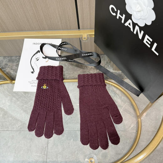 秋冬特惠💰200 西太后新款针织毛线保暖手套 商品图5