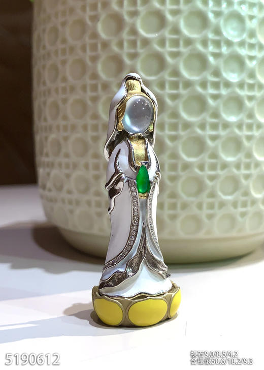 5190612，观音胸针吊坠两用款，具体价格微信咨询 商品图1