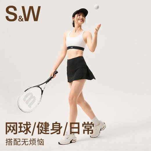 【sw速惟】假两件带内衬透气舒适网球短裙S5SS5045 商品图1