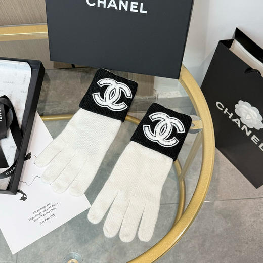 秋冬特惠💰220 爆款 香奈儿秋冬羊毛针织手套 纯色系列 商品图2
