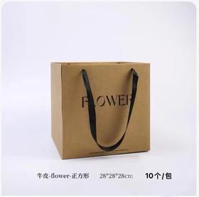 350g加厚牛手提袋FLOWER（10个）