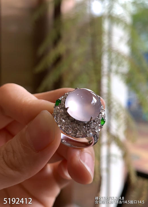 5192412，蛋面戒指。具体价格微信咨询 商品图3