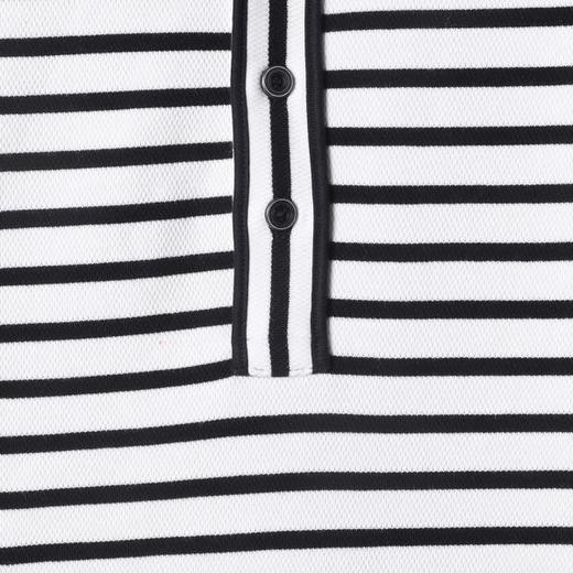 31091SDSA男士秋冬新款痞帅男装简约撞色条纹半纽扣圆领长袖T恤百搭潮 商品图3